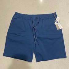 NWT Tommy Bahama Mens Shorts Stretch Oceanside Poplin Deep Azure Size XL