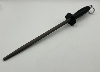 Dexter 12'' Knife Sharpener with Swivel Sharpening Steel - Black Handle