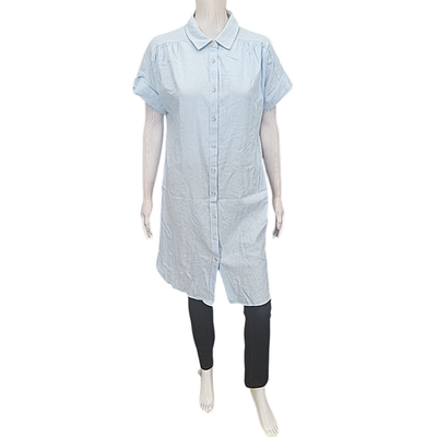 linen short dress with sleeves Davina Linen Short Dress Beige / L