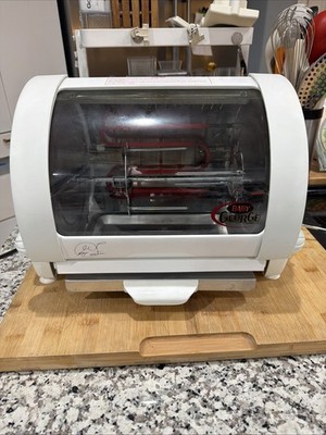 Baby George Foreman  Rotisserie Roaster Cooker GR59A Cook Lean *
