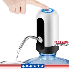 USB Electric Water Bottle Pump Dispenser – One Click Auto Switch Rechargeable