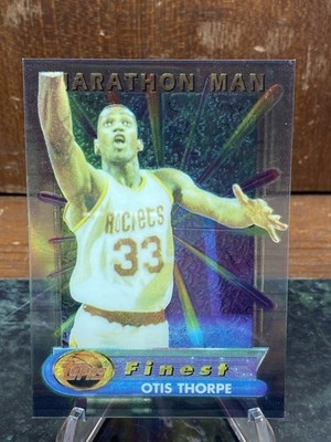 1994-95 Topps Finest - Marathon Man Otis Thorpe #17