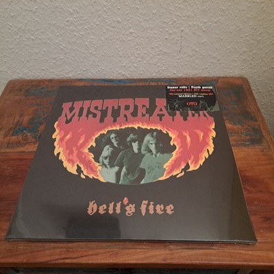 Mistreater: Hell's Fire auf LP, Limited Edition, Marbled Orange / Red