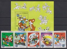 Walt Disney, Christmas, Donald - Dominica - ** MNH 1984