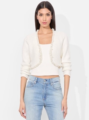Alice Olivia Duke Verziertes Cardigan 595 $ Größe XS