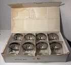 8 - Vintage Queens Lusterware Ltd. Drinking Glasses “L” Short Rocks Original Box — photo 1