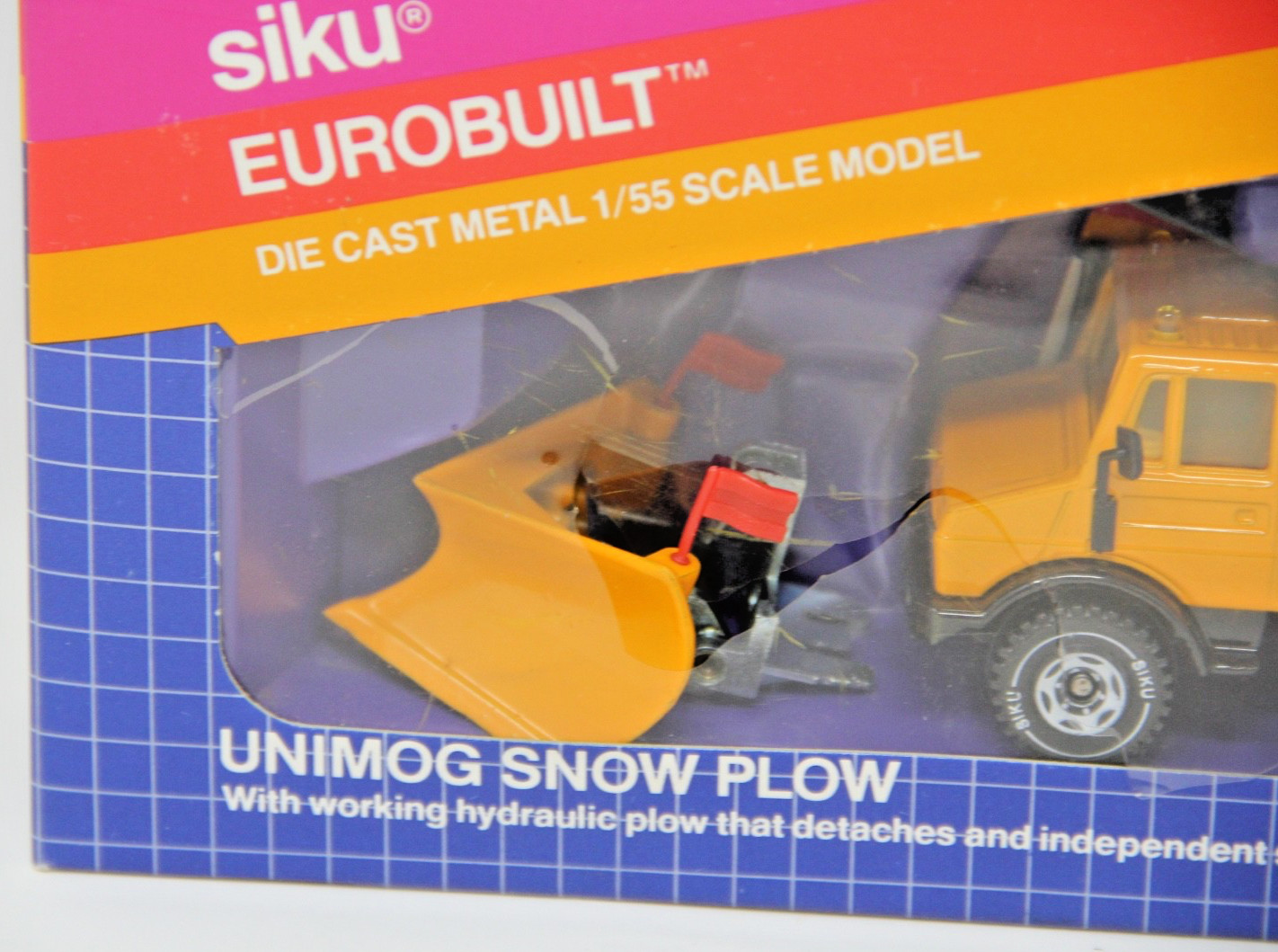 Vintage SIKU Eurobuilt Unimog Snow Plow #2212 Super Rare New In Box West Germany