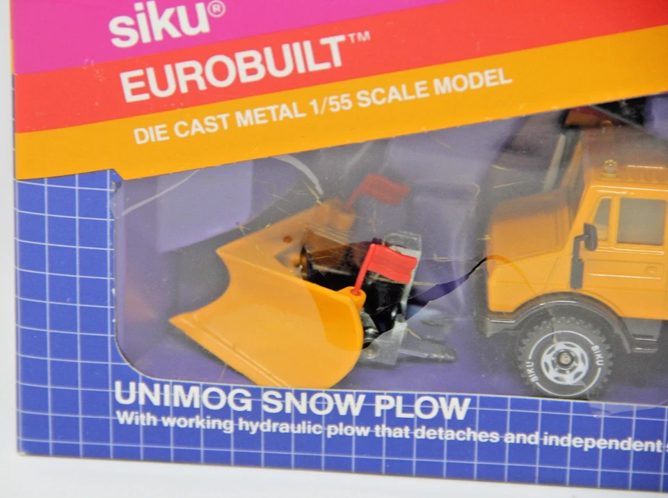 Vintage SIKU Eurobuilt Unimog Snow Plow #2212 Super Rare New In Box West Germany - Image 2 of 4