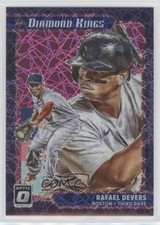 2021 Donruss Optic Diamond Kings Pink Velocity Prizm 21/249 Rafael Devers #5 0c2