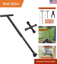 Water Meter Key 29 Inch Water Shut Off Tool Adjustable Length Enforced Steel ...