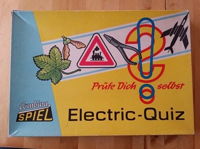 Prüfe dich selbst Electric - Quiz Piko Spielwaren DDR Batteriebetrieben Ostalgie
