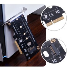 New M.2 NVME SSD To PCIe 3.0 X4 Adapter Card Desktop Expansion Conversion CardbJ