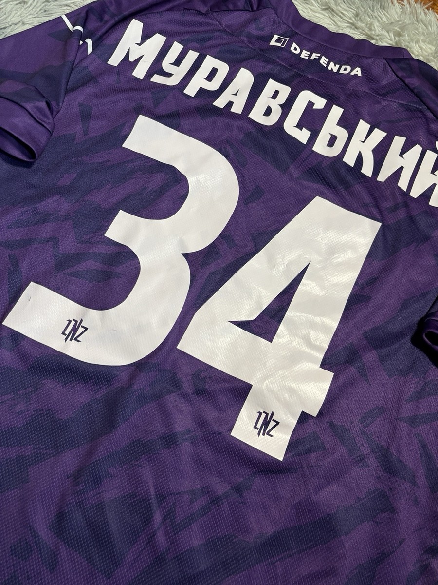LNZ CHERKASY 2024/25 Match Worn Jersey #34 Muravskyi Ukraine With
