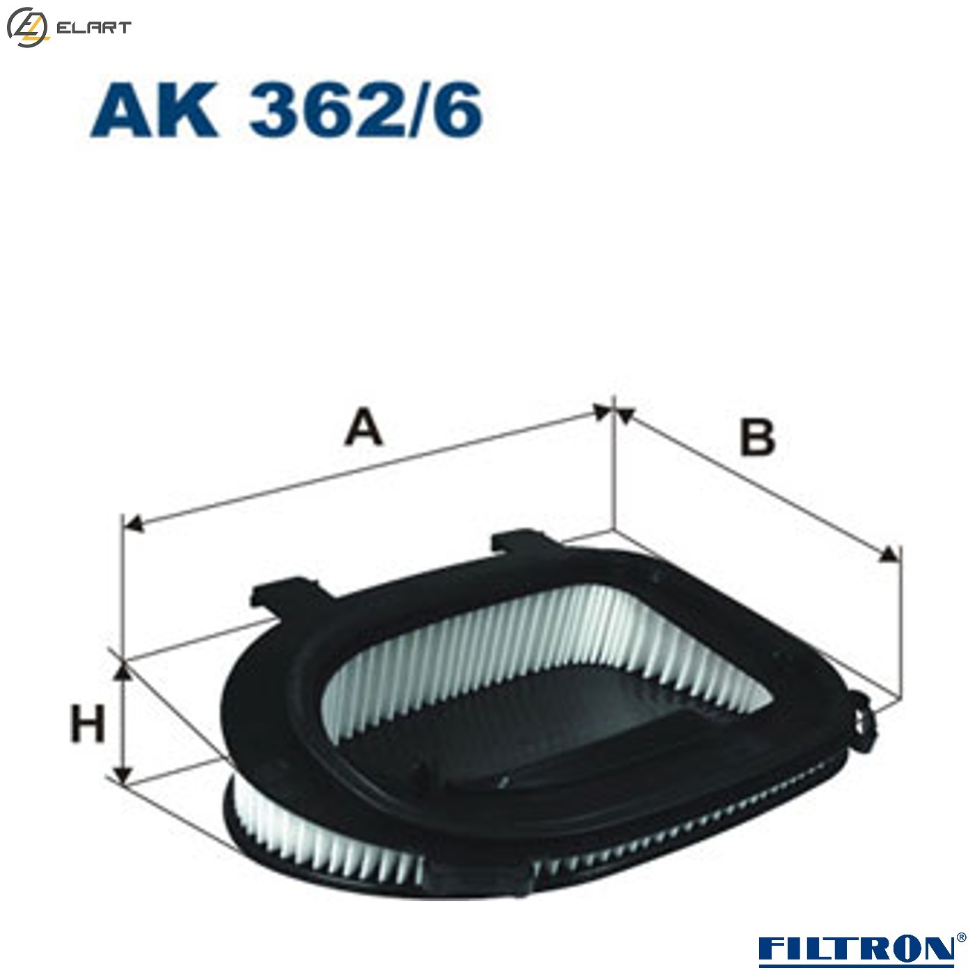 AIR FILTER AK 362/6 FOR BMW X3/SAV/F25 X5/F15/F85/E70 X6/SAC/E71/E72 N47D20 2.0L