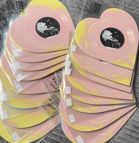 Taylor Swift Lover Live From Paris Heart Shaped Vinyl 💕In Hand💕