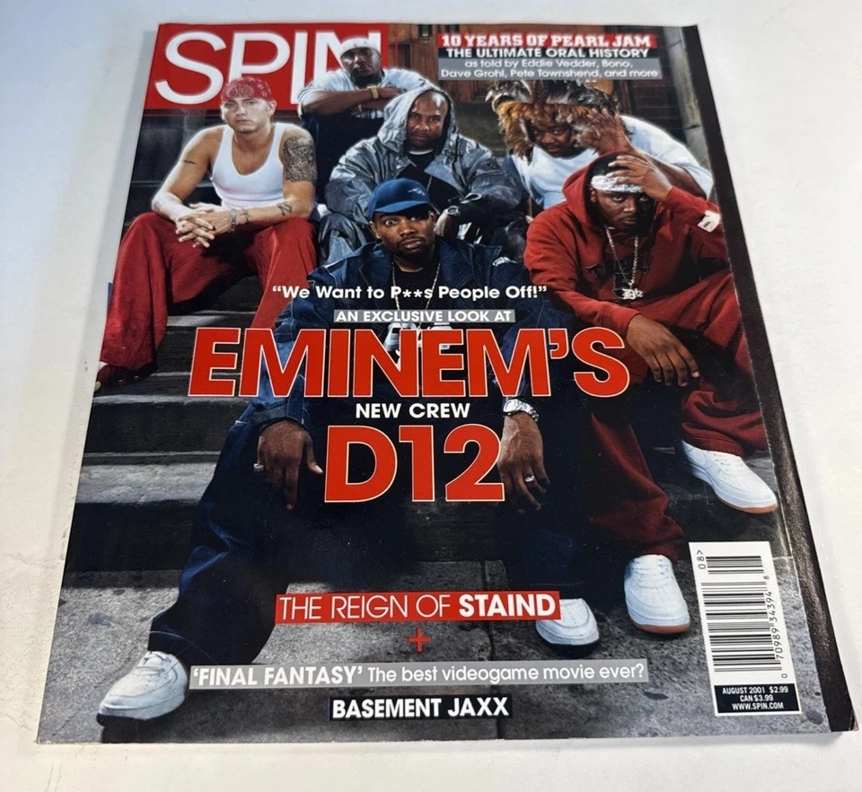 Eminem Lot Of 3 Vintage 2000-01 Rare Full Magazines MAD Collectors Edition Spin - Image 2 of 4