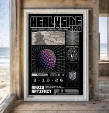 Healyside Trio Radio Artifact Cincinnati OH Mar 13 2026 Poster