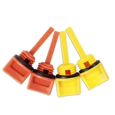 4 Pcs Engine Oil Dipstick(M18*2pcs + M20*2pcs), Oil Filler Cap Assembly 