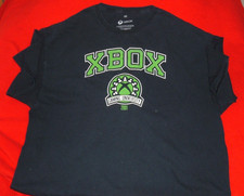 Xbox Shirt XXL Black Short Sleeve Graphic Tshirt Gaming University 2001 RARE