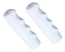Vintage Schwinn Stingray Style Bicycle Rubber Bike Handlebar White Cruiser Grips