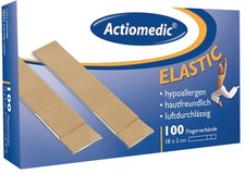 ACTIOMEDIC ELASTIC Fingerverband, 18 x 2 cm, Pack à 100 Stück