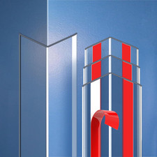 Clear Self-Adhesive Wall Corner Protectors-4 PCS of Corner Guards Edge Protect