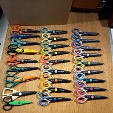 Craft Scissors Scrapbooking Paper Edgers Fiskars Kraft Edgers Lot of 26