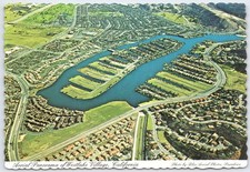 Vintage 1977 Aerial Postcard Westlake Village California Dexter Press