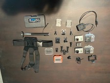 2 GoPro HERO3 Camcorder - Black assorted accessories