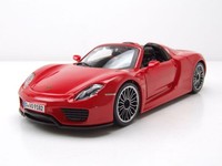 Porsche 918 Spyder 2013 Rot Modellauto 1:24 Bburago