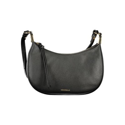 Coccinelle Nero Leather Women Handbag 100% Authentic