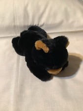 The Bearington Collection Black Bear Cub Plush 8" Stuffed Animal Toy