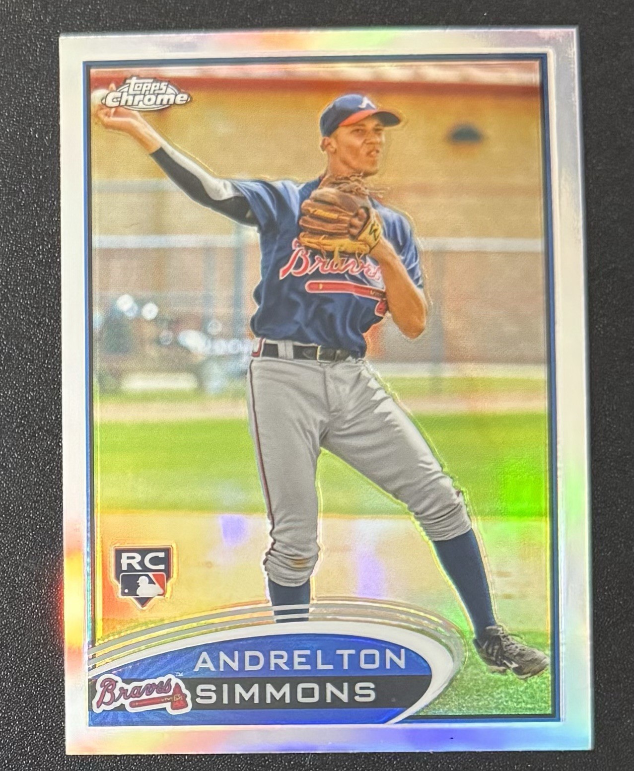 Andrelton Simmons 2012 Topps Chrome ROOKIE Refractor #182 - Atlanta Braves