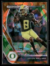 2021 Panini Prizm Draft Picks Collegiate #149 Jevon Holland Orange Ice