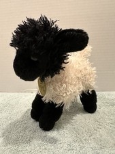 Aurora Miyoni Tots Black Sheep Lamb Plush 7 Realistic Farm Stuffed Toy