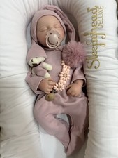 New 100% Full Silicone Reborn Doll - Weighted Girl - Soft - Flexi - Mouth open 