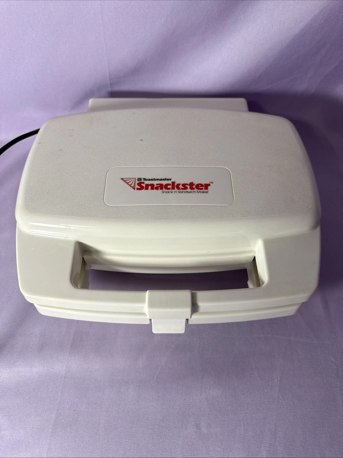 Toastmaster Snackster Vintage Hot Sandwich Maker White