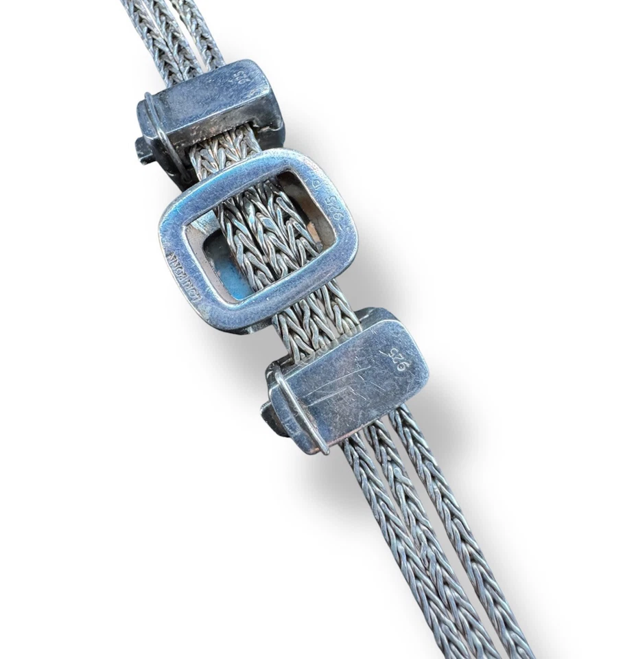 Pulsera Lori Bonn Topacio Azul Plata de Ley 925 Palanca Foto 4 de 4