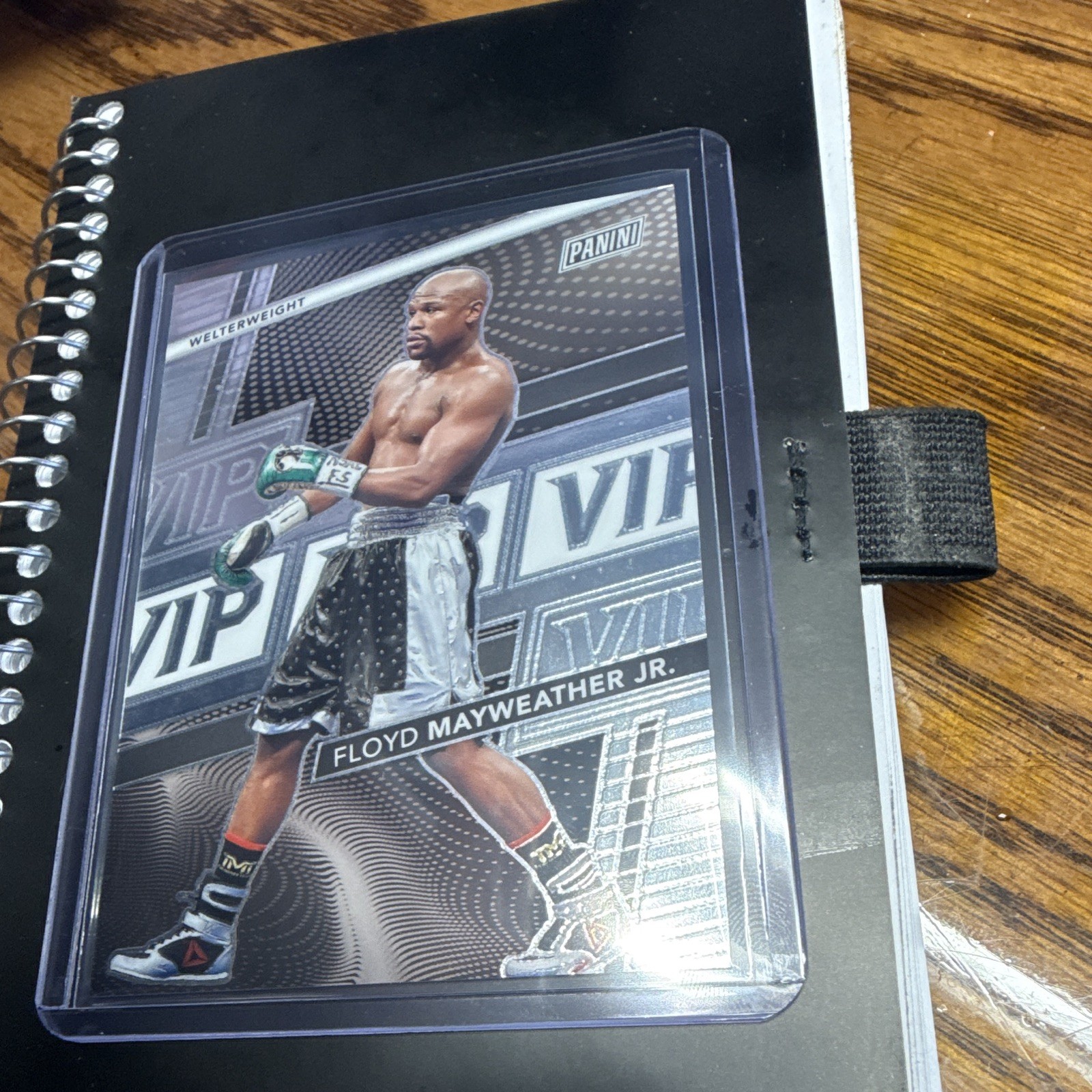 2026 Panini National VIP Floyd Mayweather Boxing Prizm VIP view 1