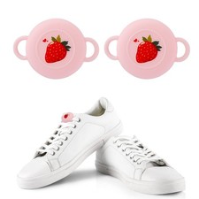 2pcs Cute Cartoon for Airtag Holder for Kids Shoelaces Straps, Hidden Silic...