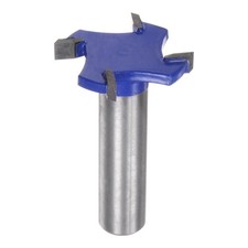 T Slot Cutter Rabbet Router Bit 1/2" Shank 1-3/8" x 1/5" 4 Wing Carbide