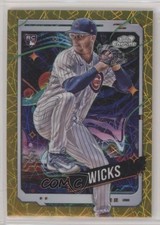 2024 Topps Cosmic Chrome Gold Interstellar Refractor 34/50 Jordan Wicks 18qd