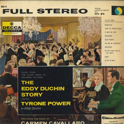 Lp Ost Carmen Cavallaro Eddy Duchin Story Sdl4 Decca /00260