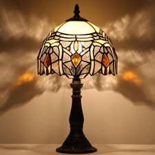 Small Tiffany Table Lamp Mini Stained Glass Lamp Memory Sympathy Desk Reading Li
