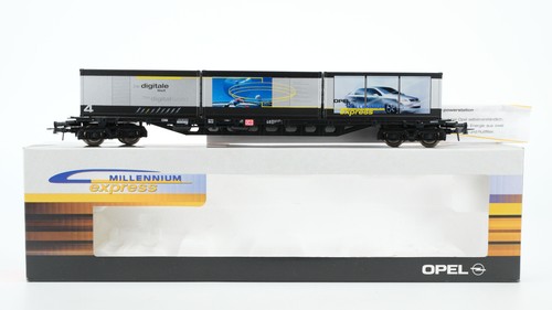 Roco H0 47973 Containerwagen Opel Millennium Express DB | Condition: Gebraucht