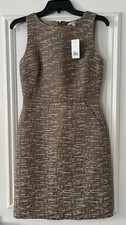Women's BANANA REPUBLIC Gold Patterned Dress Size 0 - NWT's