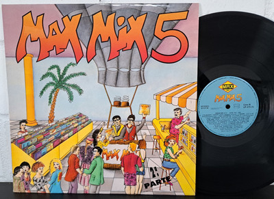 12'' Vinyl LP - MAX MIX 5 - Max Music LP-275 - Italo Disco 1987