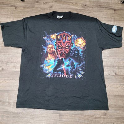 Vintage Star Wars Shirt Men XXL 2XL Black Episode 1 Phantom Vintage Star Wars Shirt Men XXL 2XL Black Episode 1 Phantom