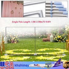 20ft x 10ft Heavy Duty Telescopic Wedding Backdrop Stand for Weddings Party Deco
