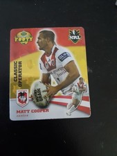 2007 NRL Gold Series Footy Tazo matt cooper